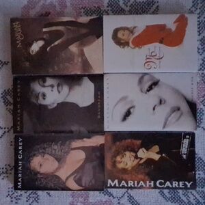 Mariah Carey - Set Of 6 Cassette Tapes